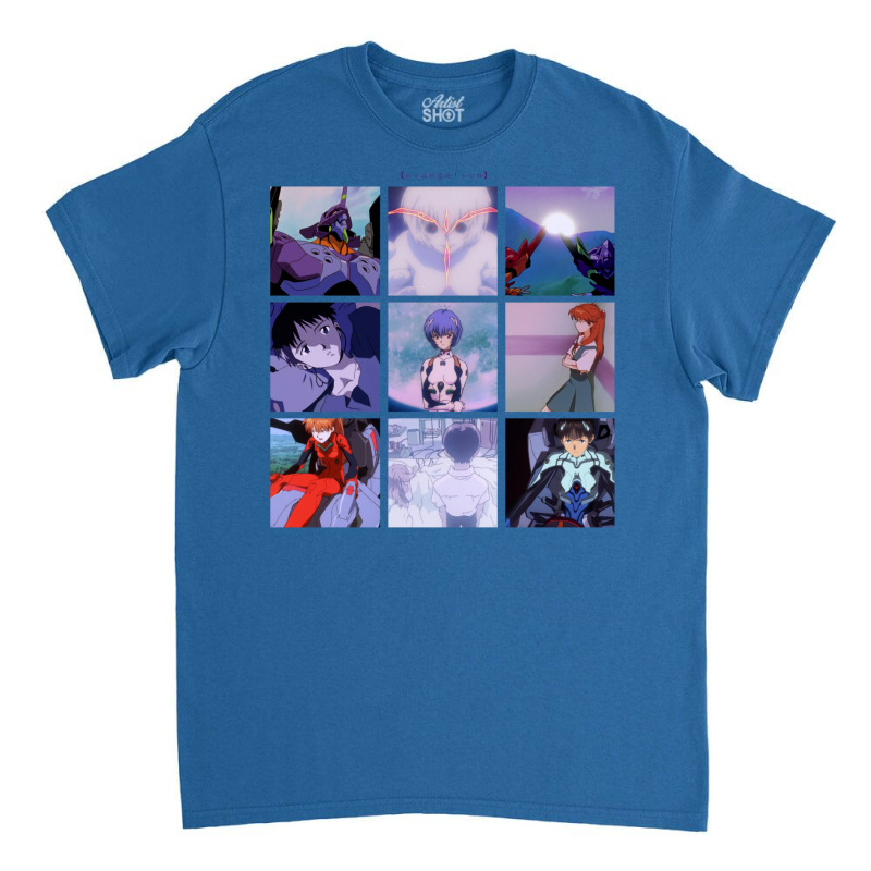 Neon Genesis Evangelion Vaporwave Aesthetic Classic T-shirt | Artistshot