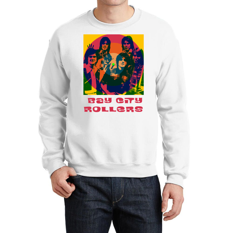 Bay City Rollers Three Crewneck Sweatshirt by imutmennien | Artistshot