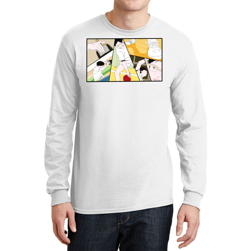 Ping Pong The Animation Print Long Sleeve Shirts | Artistshot