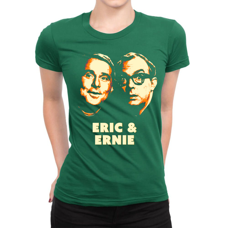 Eric & Ernie Ladies Fitted T-Shirt by modukaejro9 | Artistshot