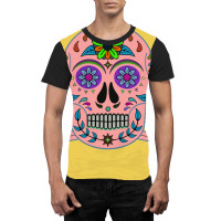 Dead Head Pink Graphic T-shirt | Artistshot