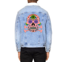 Dead Head Pink Unisex Sherpa-lined Denim Jacket | Artistshot