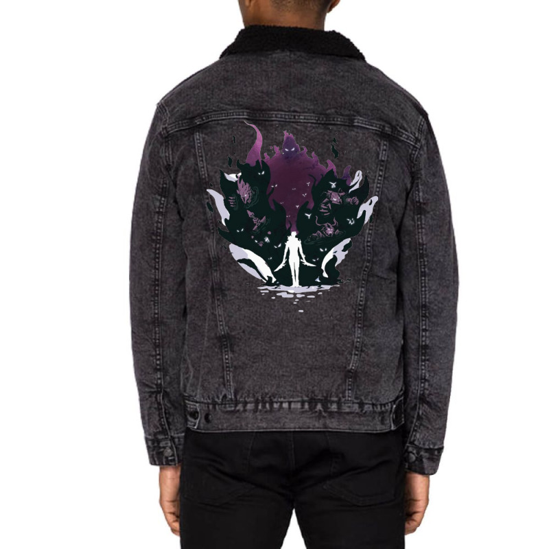 Shadow Monarch Unisex Sherpa-lined Denim Jacket | Artistshot