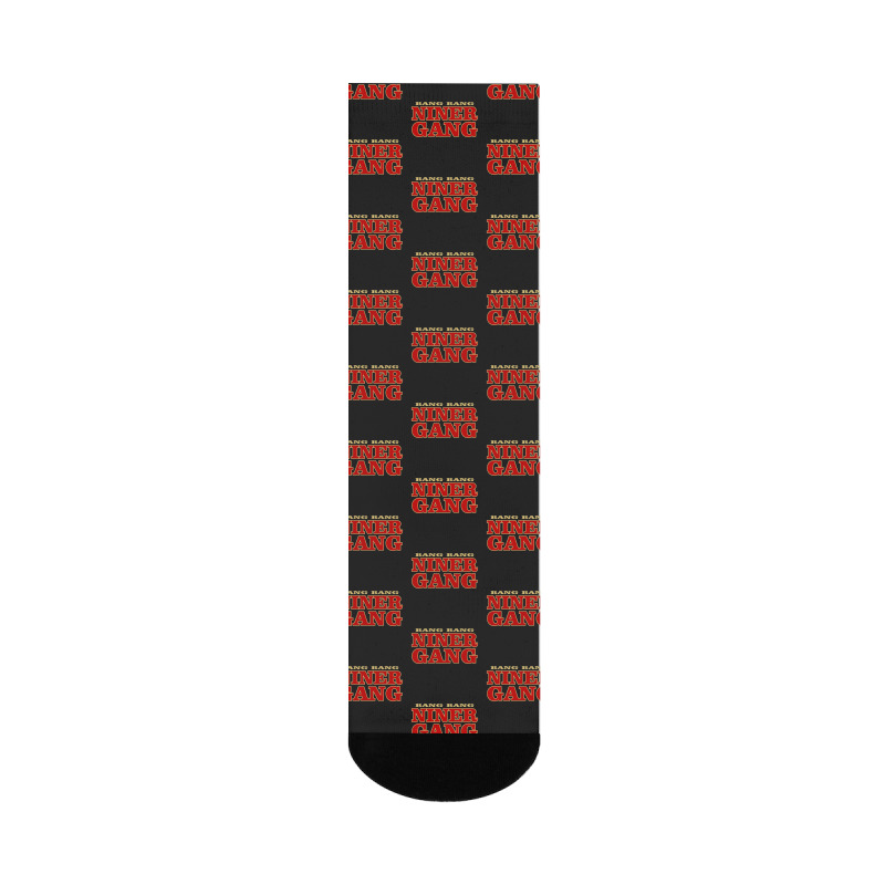 Baffling Bang Bang Niner Gang Crew Socks | Artistshot