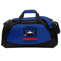 Weightlifter Champion Shirt Active Duffel | Artistshot