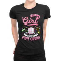 Organ Girl Pipe Organ Player Organist T Shirt Ladies Fitted T-shirt | Artistshot