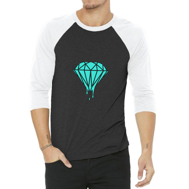 Drippin' Diamond 3/4 Sleeve Shirt | Artistshot