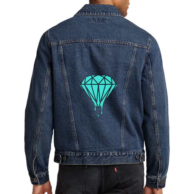 Drippin' Diamond Men Denim Jacket | Artistshot