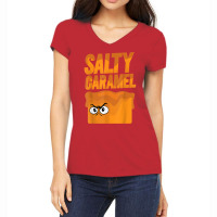 Salty Caramel   Caramel Is Angry And Not Amused T Shirt Women's V-neck T-shirt | Artistshot