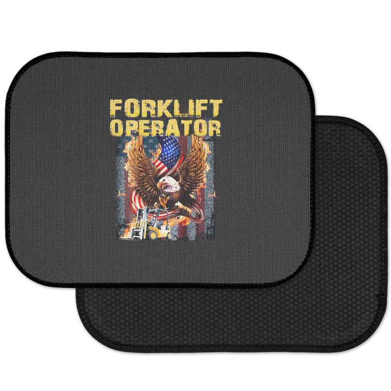 Forklift Operator Rear Car Mat | Artistshot