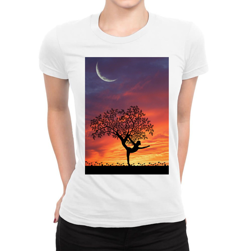Silhouette Ladies Fitted T-shirt | Artistshot