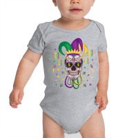 Sugar Skull Jester Hat Funny Mardi Gras Costume Outfit Party T Shirt Baby Bodysuit | Artistshot