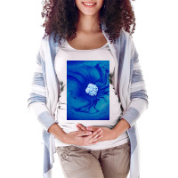 Flowers Maternity Scoop Neck T-shirt | Artistshot