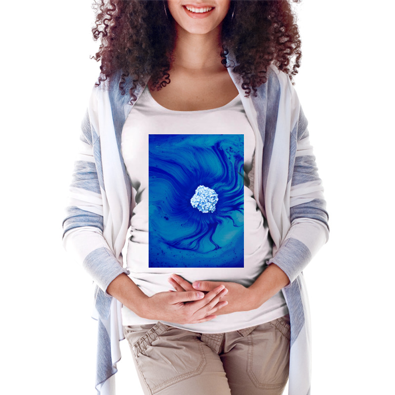 Flowers Maternity Scoop Neck T-shirt | Artistshot