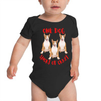 One Dog Short Of Crazy T  Shirtone Dog Short Of Crazy T  Shirt (11) Baby Bodysuit | Artistshot