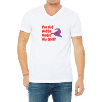 Kids I've Got Bubbe Under My Spell Granddaughter Halloween V-neck Tee | Artistshot