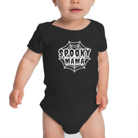 Cute Spider Web Spooky Mama Women's Halloween Baby Bodysuit | Artistshot