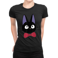 Studio Delivery Service Jiji Black Cat Anime Ladies Fitted T-shirt | Artistshot