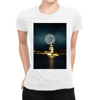 City Ladies Fitted T-shirt | Artistshot