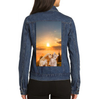 Animals Ladies Denim Jacket | Artistshot
