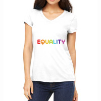 Equality Women's V-neck T-shirt | Artistshot