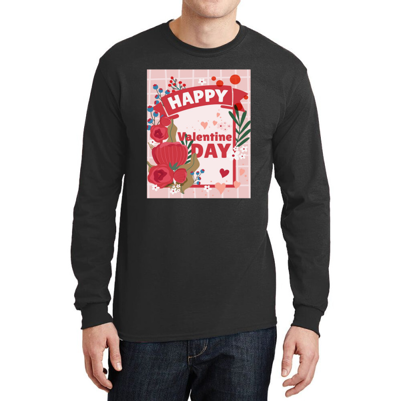 Happy Valentine Day Long Sleeve Shirts | Artistshot