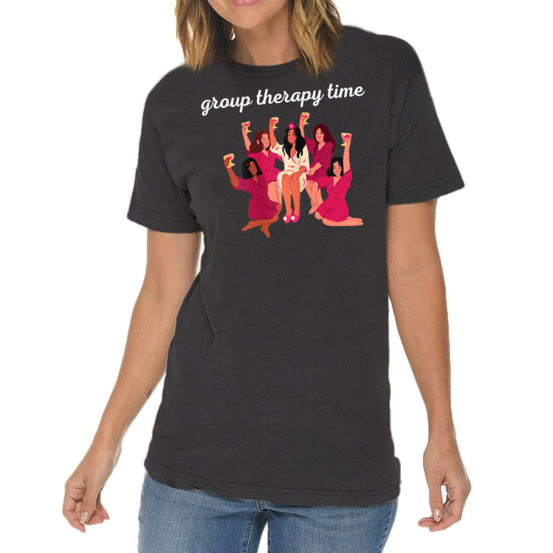 Womens Women's Wine Group Therapy Party T Shirt Vintage T-Shirt by prix5d5gosson | Artistshot