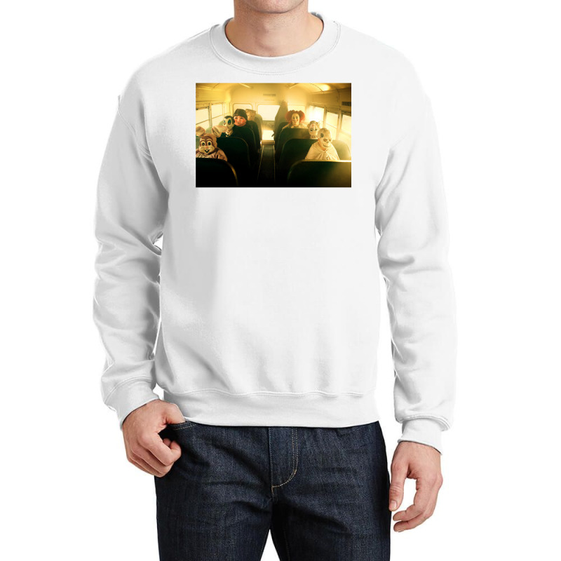 Masked School Bus Goers Crewneck Sweatshirt | Artistshot