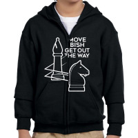 Move Bish Get Out The Way Youth Zipper Hoodie | Artistshot