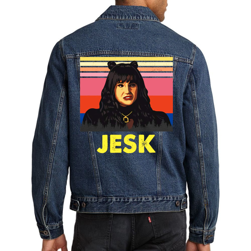 Nadja Jesk What We Do In The Shadows Vintage Funny Novelty Gift For Fa Men Denim Jacket by togbuiventorc | Artistshot