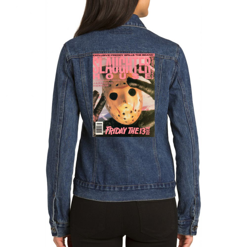 Slaughter House Friday Ladies Denim Jacket by menayselby6 | Artistshot