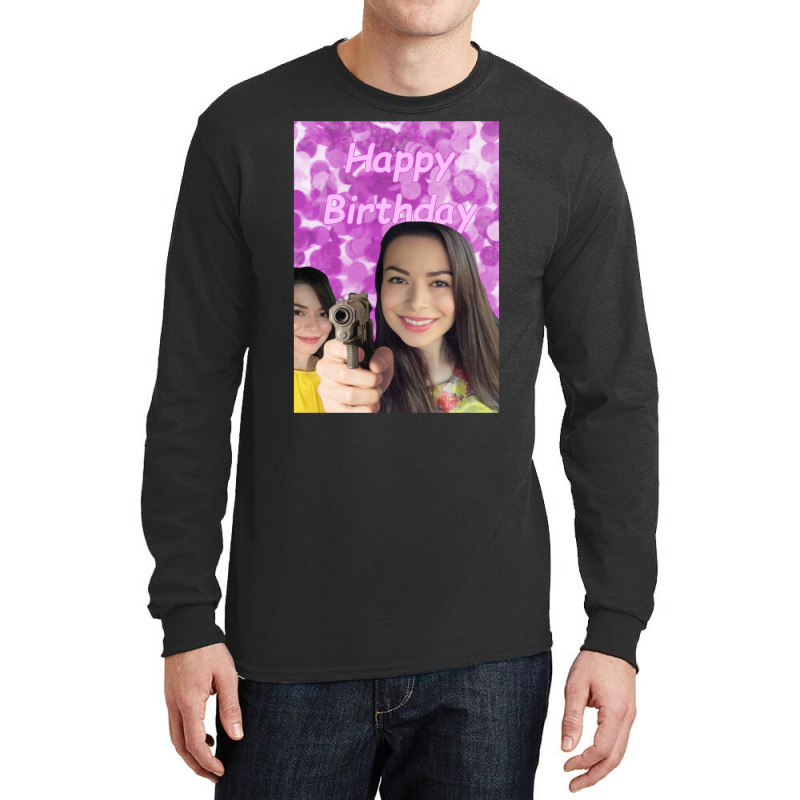 Miranda Cosgrove Wishes Happy Birthday Long Sleeve Shirts | Artistshot