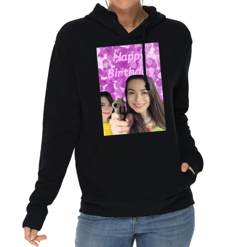 Miranda Cosgrove Wishes Happy Birthday Lightweight Hoodie | Artistshot