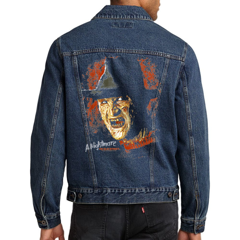 Nightmaare On Elm Street Freddy Worst Nightaamare Men Denim Jacket by togbuiventorc | Artistshot