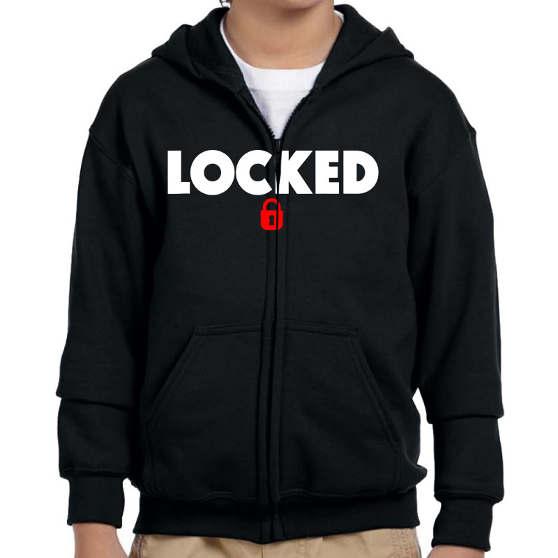 Locked Home Safety Youth Zipper Hoodie by soniya rahma | Artistshot