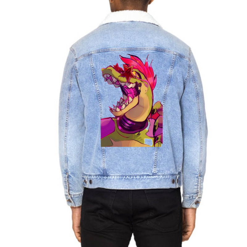 Montgomery Gator 2 Unisex Sherpa-lined Denim Jacket | Artistshot