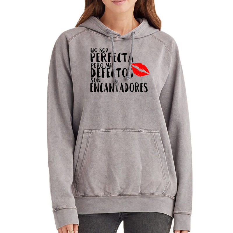 No Soy Perfecto Defectos Son Encantadores Vintage Hoodie by togbuiventorc | Artistshot