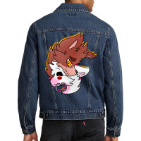 Fangle Headshot Men Denim Jacket | Artistshot