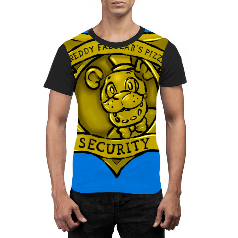 Fazbear Security  Gold Graphic T-shirt by coguaergina9 | Artistshot