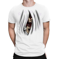 Peeking Foxy (with Curtain Stars) T-shirt | Artistshot