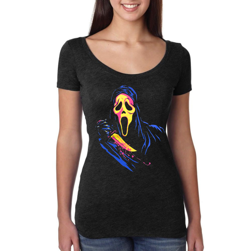 The Scream Full Color Women's Triblend Scoop T-shirt by tsanaisulcef | Artistshot