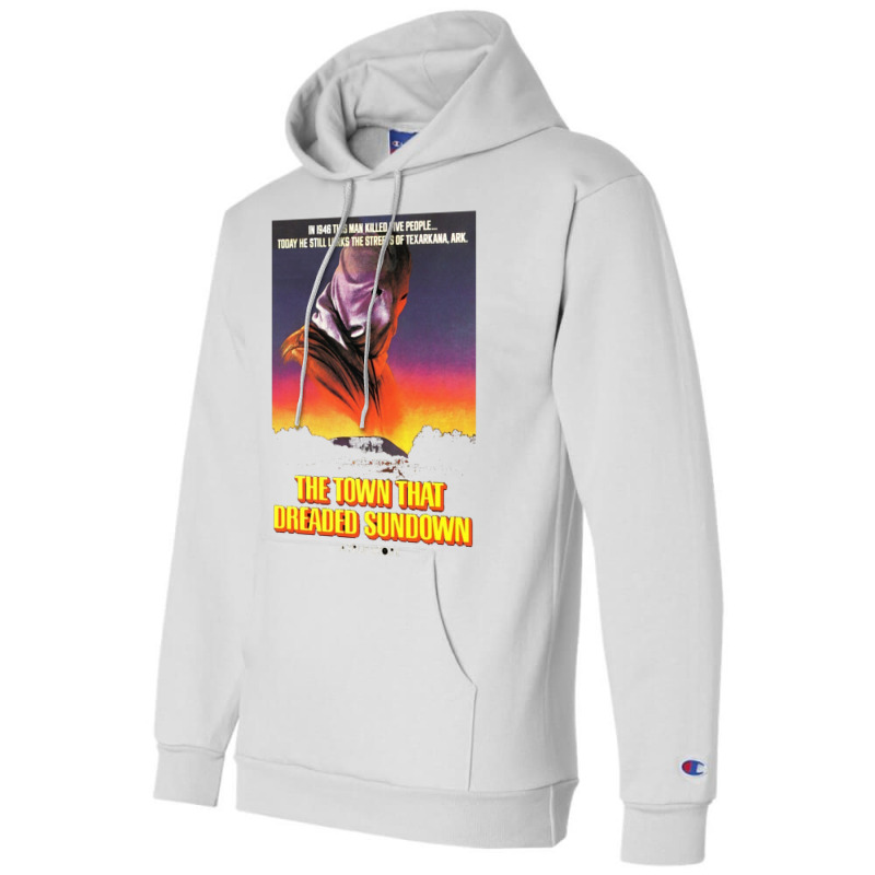 The Town That Dreaded Sundown   Alt Movie Poster Art【﻿Ｈｏｒｒ Champion Hoodie by tsanaisulcef | Artistshot