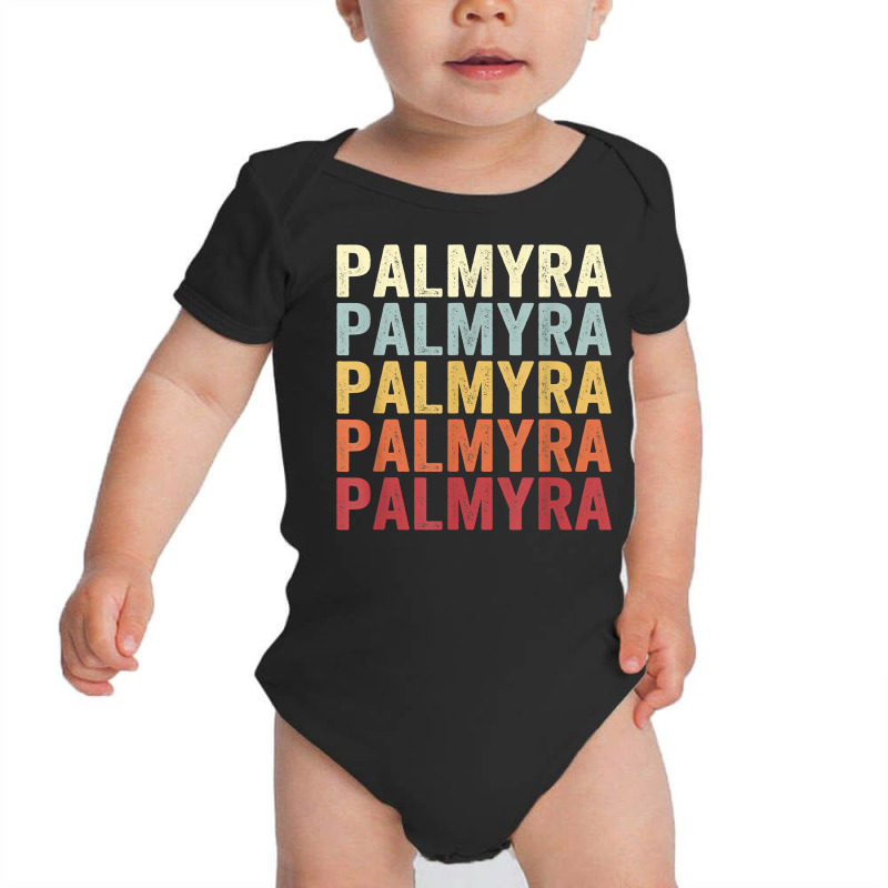 Palmyra Maine Palmyra Me Retro Vintage Text T Shirt Baby Bodysuit by prix5d5gosson | Artistshot