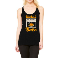 Wake Bake Turkey Feast Meal Dinner Chef Thanksgiving Racerback Tank | Artistshot