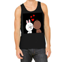 Brown Bear Cony Bunny Rabbit The Kiss Tank Top | Artistshot