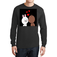 Brown Bear Cony Bunny Rabbit The Kiss Long Sleeve Shirts | Artistshot