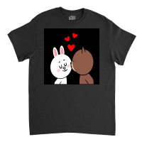 Brown Bear Cony Bunny Rabbit The Kiss Classic T-shirt | Artistshot