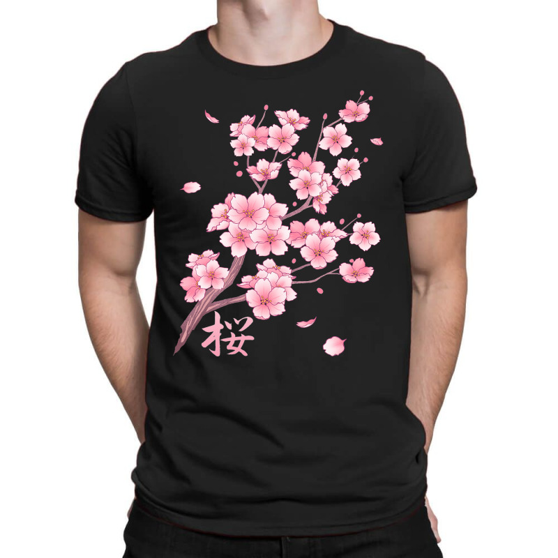 Falling Sakura Cherry Blossom T-shirt | Artistshot