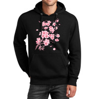 Falling Sakura Cherry Blossom Unisex Hoodie | Artistshot