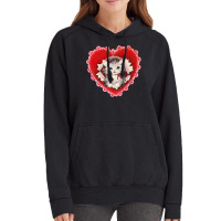 Kitten Coquette Red Valentine Vintage Hoodie | Artistshot